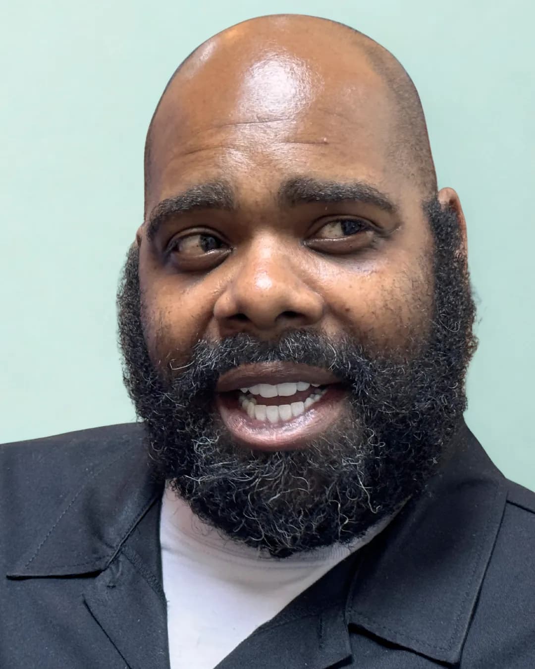 Walter smiling after dental implant treatment