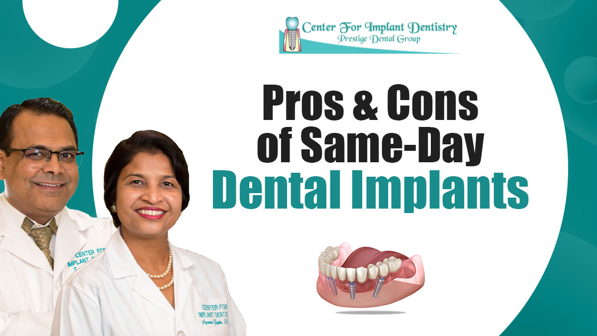 Pros & Cons of Same-Day Dental Implants